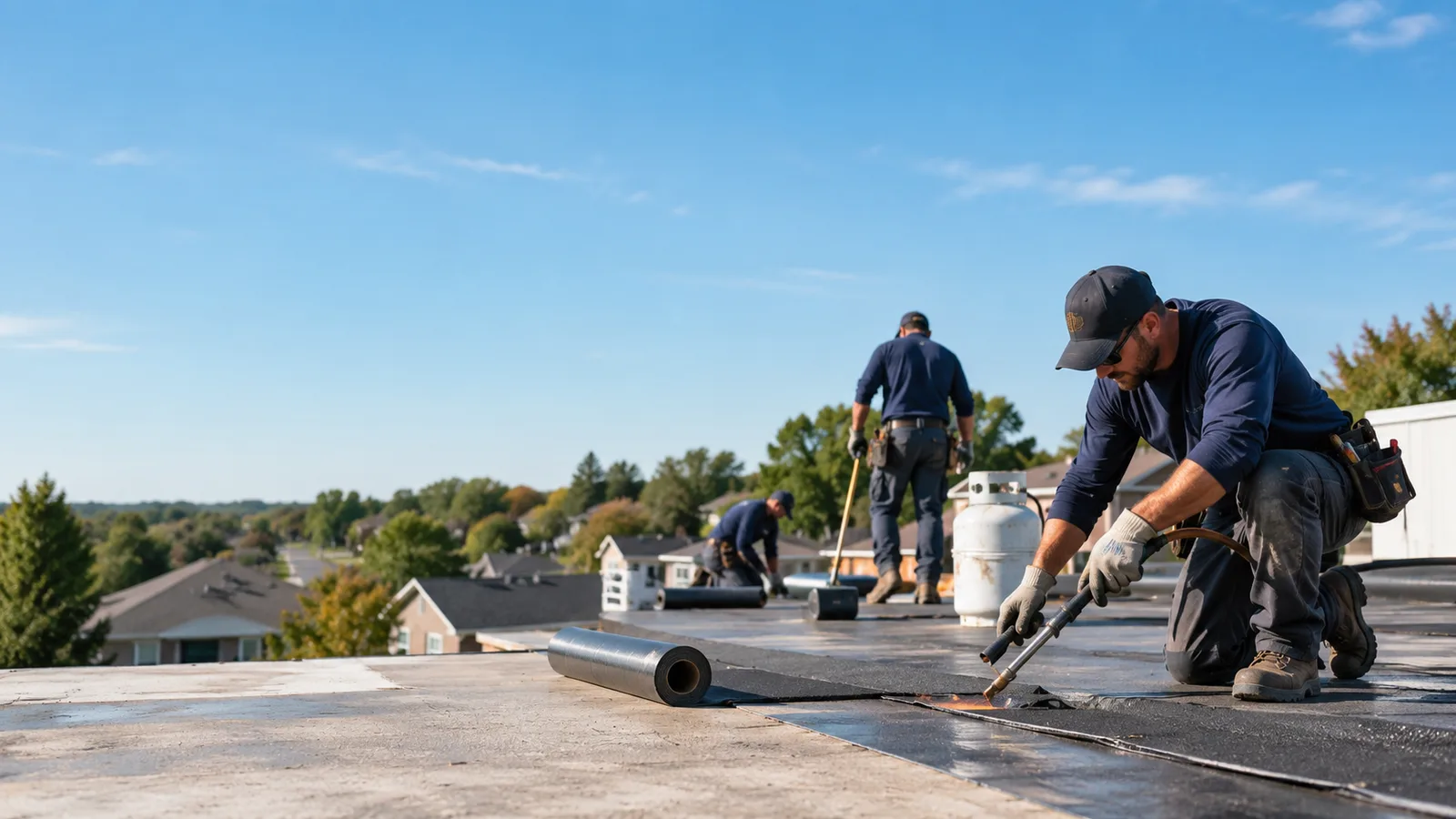 Flat Roof Leak Repair providers in Lynn, IN